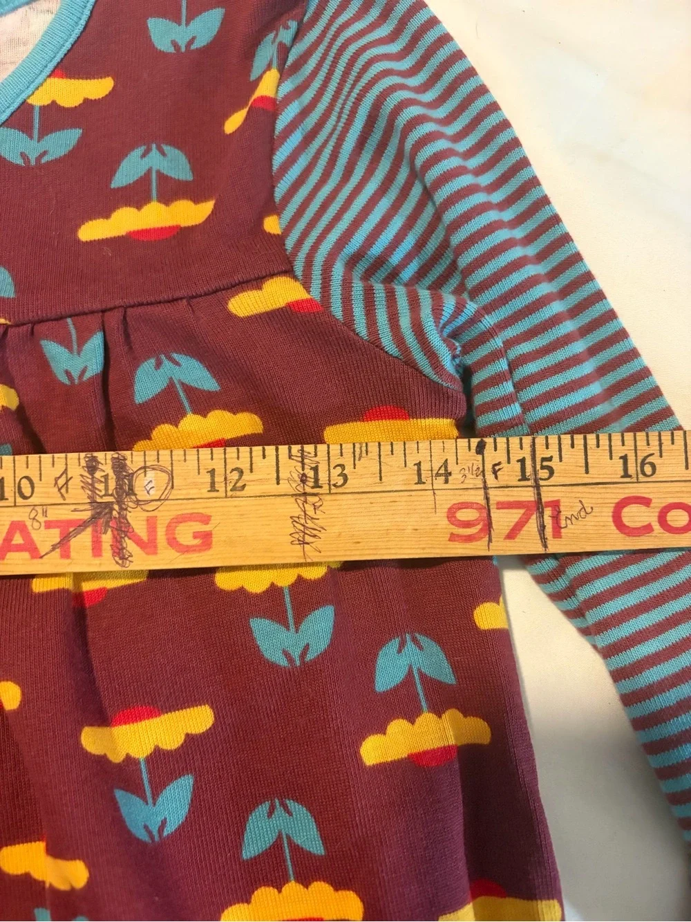 Hannah Andersson size 130 girls fall dress excellent condition